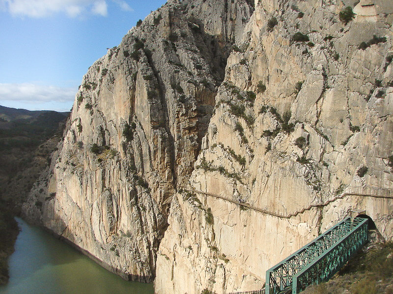 El Chorro'da Caminito'nun Çıkışı