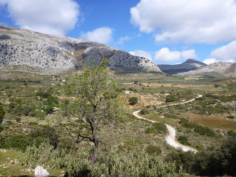El_Chorro, Endülüs'te manzara