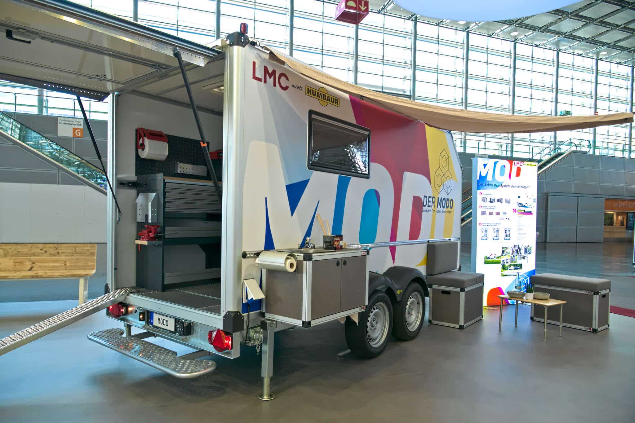 LMC Modo (2025): Humbaur tabanlı modüler sisteme sahip modüler karavan
